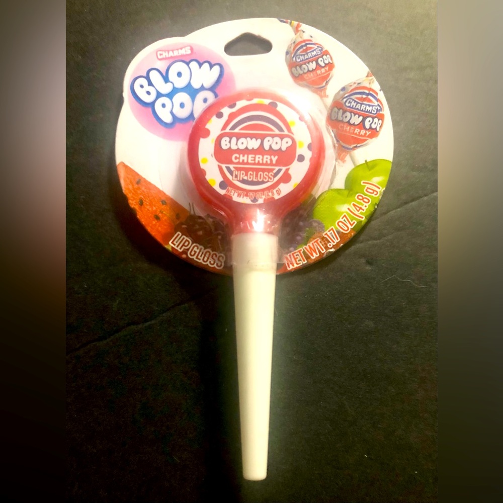 Blow-Pop Lollipop Cherry Flavored Lip Balm Lipgloss NIP